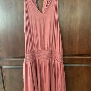 Elegant Sleeveless Pink Dress
